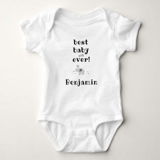 Baby Bodykostym med lusern och Namn, bästa Baby, T Shirt