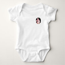 🐰 Baby Bodykostym med Small Rosa Bunny