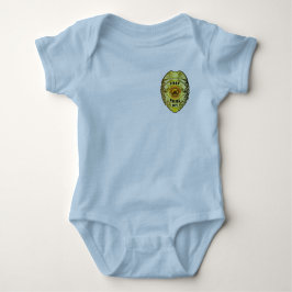 Baby Bodykostym PooP! Polisen Bodykostym T Shirt