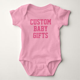 Baby Bodykostymen Anpassningsbar Baby ger en tom m T Shirt
