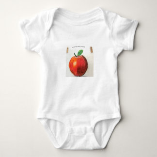 Baby Bodykostymer Apple som du är sötad Höger mot  T Shirt