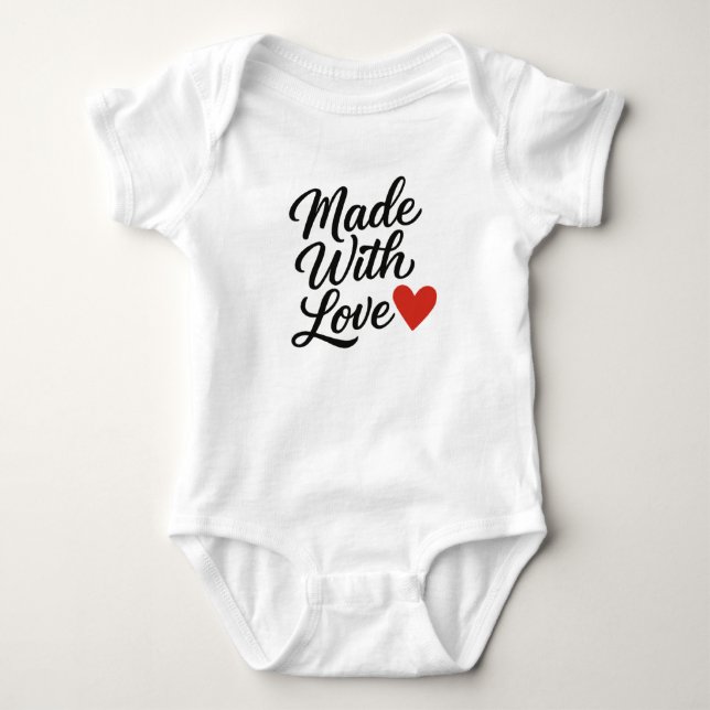 Baby Bodysuit - Adorable Infant Jumpsuit  T Shirt (Framsida)