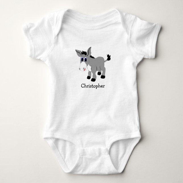 Baby bodysuit åsna design t shirt (Framsida)