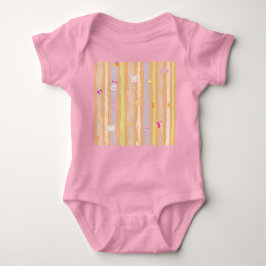 Baby Bodysuit – Baby Joy & Creatures Pastel Animal T Shirt