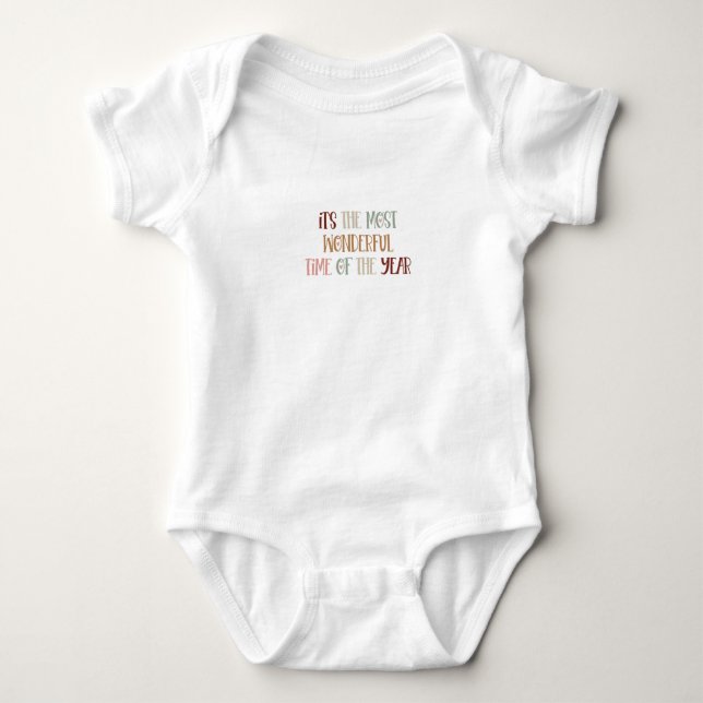 Baby Bodysuit - Christmas T Shirt (Framsida)