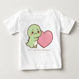 Baby Bodysuit - Cute Sad Dinosaur with Short Arms  T Shirt