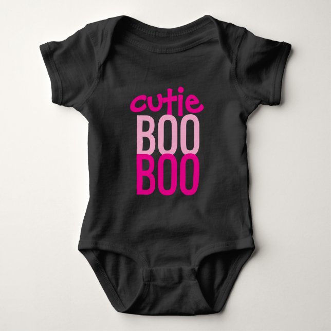 Baby Bodysuit : HALLOWEEN Cutie Boo #3 T Shirt (Framsida)