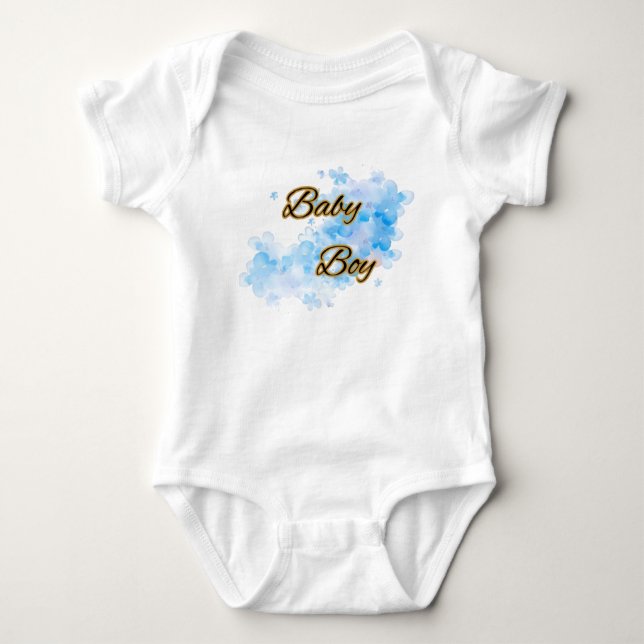 Baby bodysuit i jersey t shirt (Framsida)