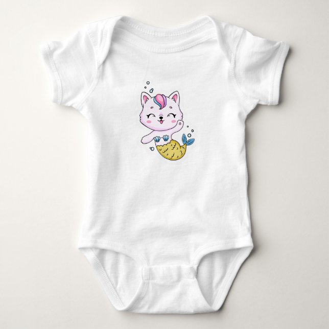 Baby bodysuit i jersey t shirt (Framsida)