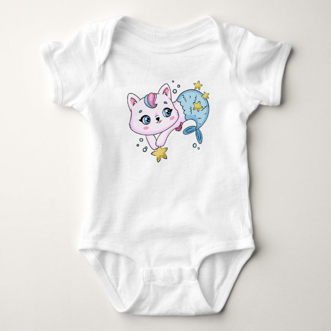 Baby bodysuit i jersey t shirt (Framsida)