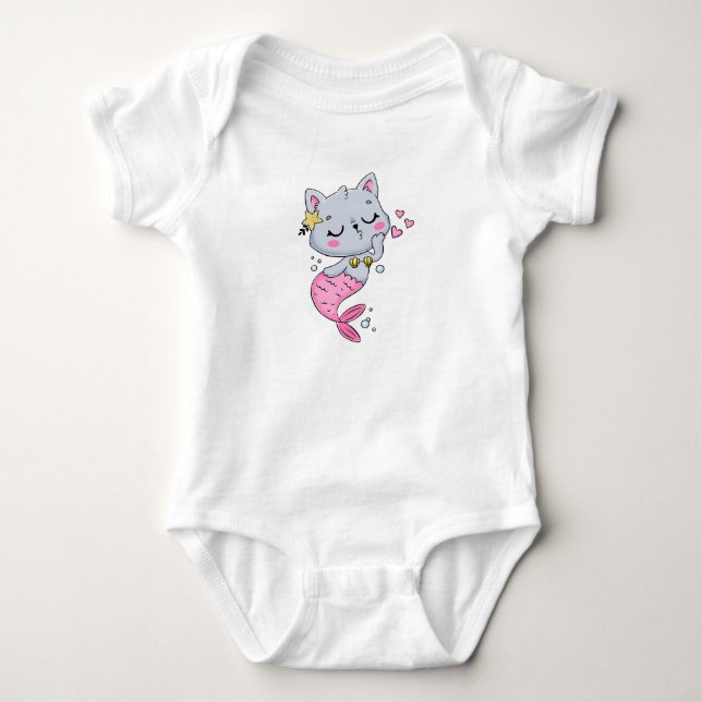 Baby bodysuit i jersey t shirt (Framsida)