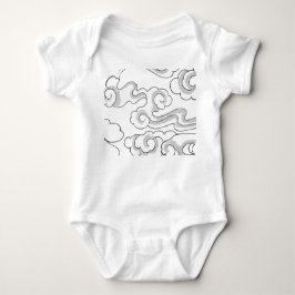 BABY BODYSUIT JAPANESE CLOUD MÖNSTER CUSTOM NAME T SHIRT