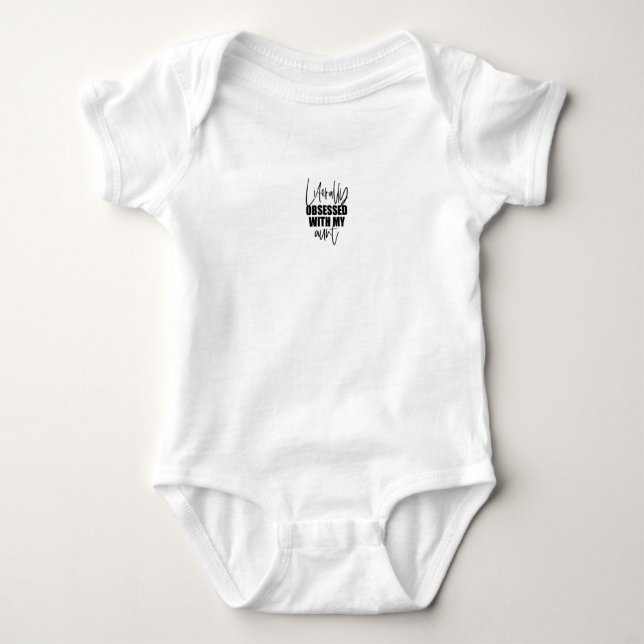 Baby Bodysuit - Literally Obsessed With My Aunt T Shirt (Framsida)