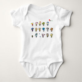 Baby bodysuit med sött karaktärdesign – Adorabl T Shirt
