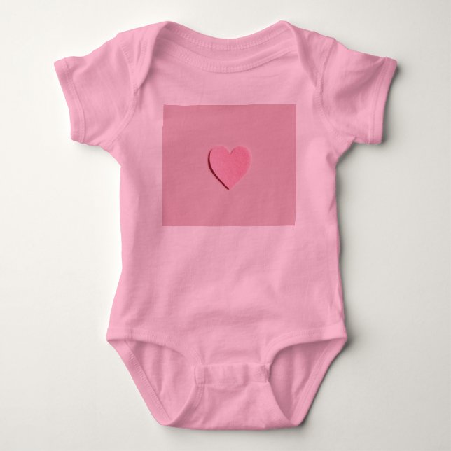Baby bodysuit – Mjuk och enkel T Shirt (Framsida)