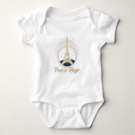 Baby Bodysuit - Paris Elegant Eiffel Tower T Shirt
