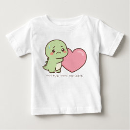 Baby bodysuit - Söt ledsen dinosaurie med korta ar T Shirt