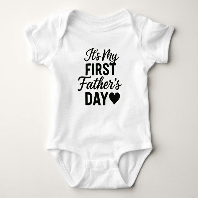 Baby Bodysuit - Spädbarnsoverall för nya pappor T Shirt (Framsida)