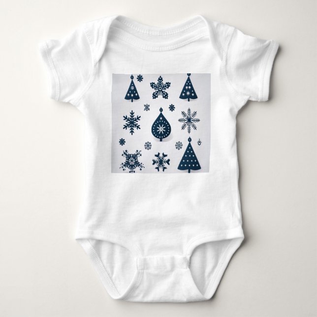 Baby bodysuits till jul t shirt (Framsida)