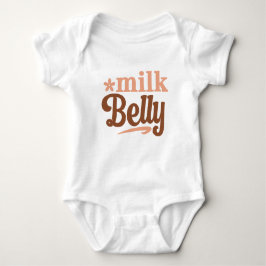 Baby Boho Mjölk Belly T Shirt