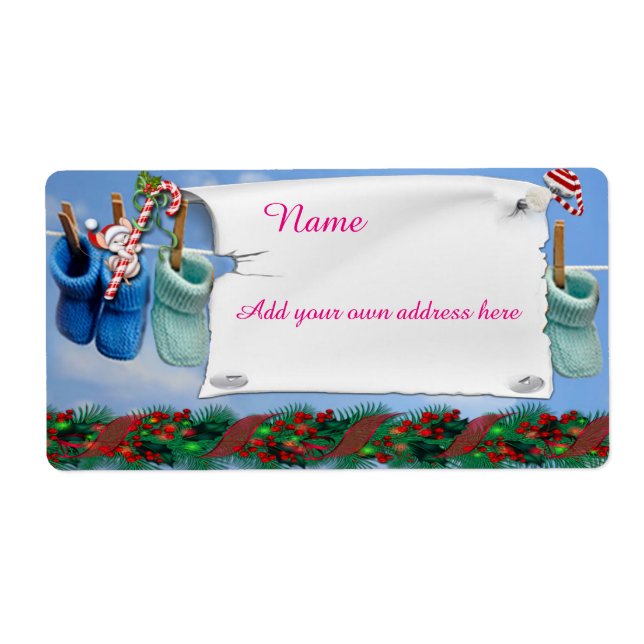 Baby-bojdusch Fraktsedel (Framsidan)