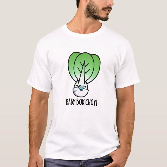 Baby Bok Choy Funny Veggie Pun T Shirt (Framsida)