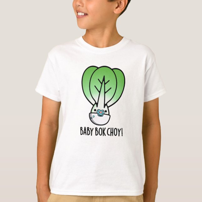 Baby Bok Choy Funny Veggie Pun T Shirt (Framsida)