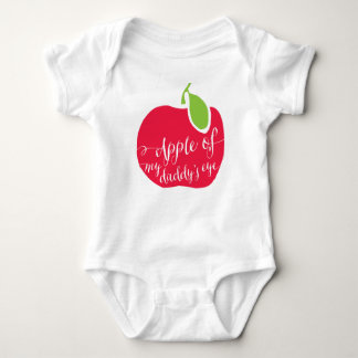 Baby Bomull "Apple My pappor Öga" T Shirt