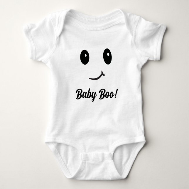 Baby Boo! Cute Ghost Costume T Shirt (Framsida)