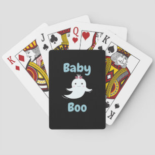 Baby Boo Cute Halloween Kids eller Par Gift Casinokort