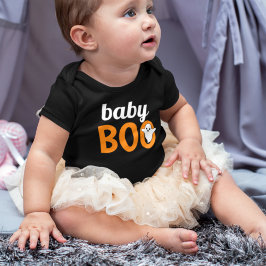 Baby Boo-familjen som matchar Halloween Black-Oran T Shirt