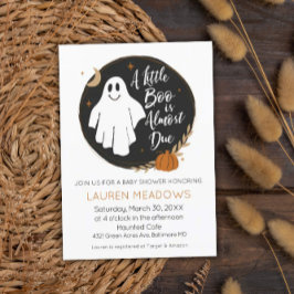 Baby Boo Halloween Baby Shower-inbjudan Inbjudningar