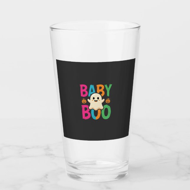 Baby Boo Halloween Ghost Design_1 Glaskopp (Framsida)