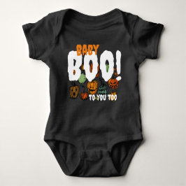 Baby Boo! Halloween-svart spooky T Shirt
