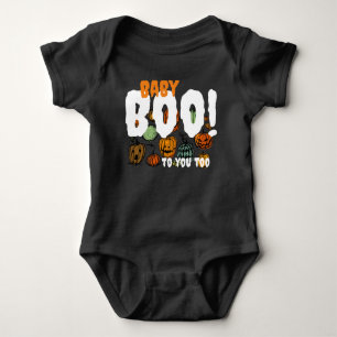 Baby Boo! Halloween-svart spooky T Shirt