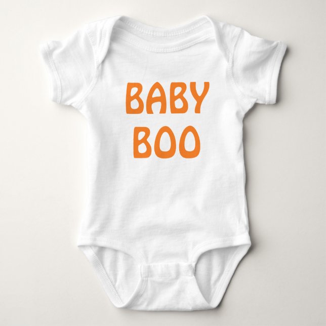 Baby Boo Halloween T Shirt (Framsida)