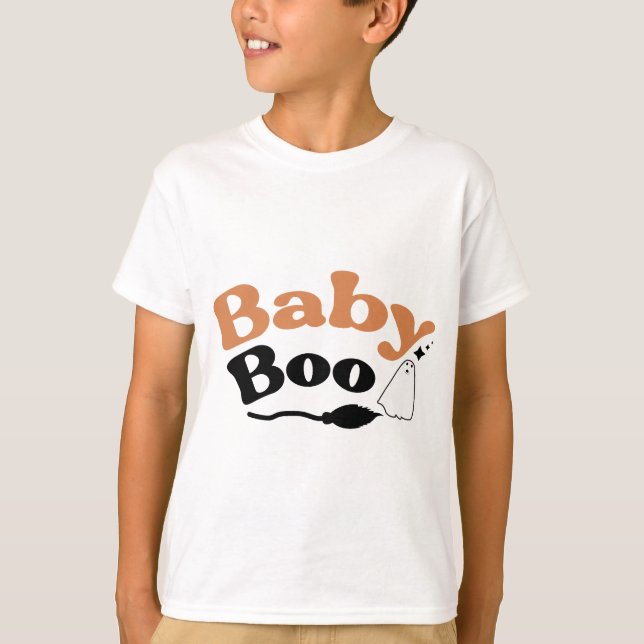 "Baby Boo Halloween T-Shirt - Spooky Baby Tee (Framsida)