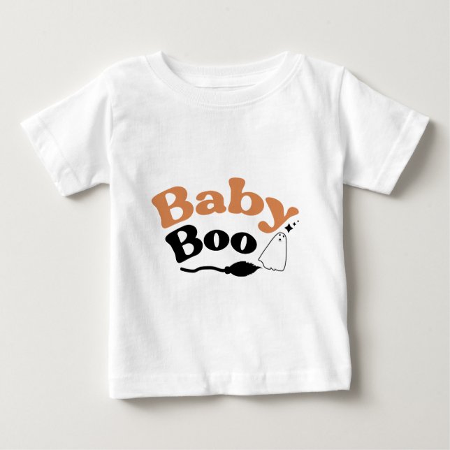 "Baby Boo Halloween T-Shirt - Spooky Baby Tee (Framsida)