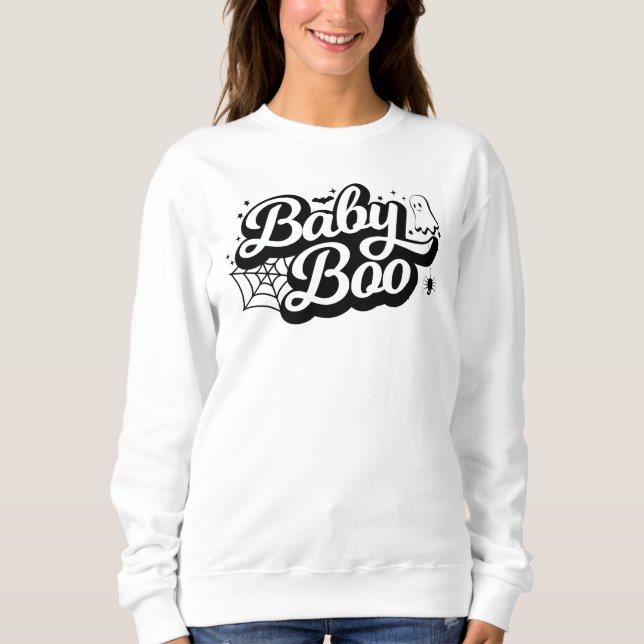Baby Boo Halloween Women's Basic T Shirt (Framsida)