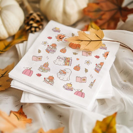 Baby Boo White Whimsical Bokar Baby Shower Pappersservett