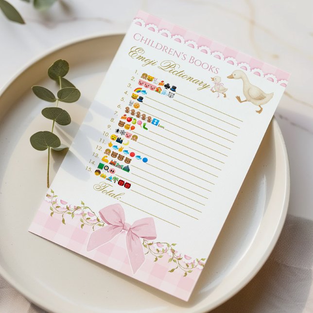 Baby Books Emoji Pictionary Goose Pink Game (Skapare uppladdad)