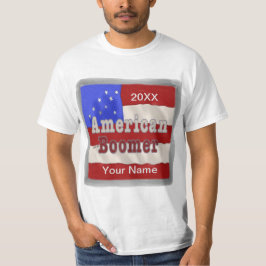 Baby Boomer anpassningsbar t-shirts