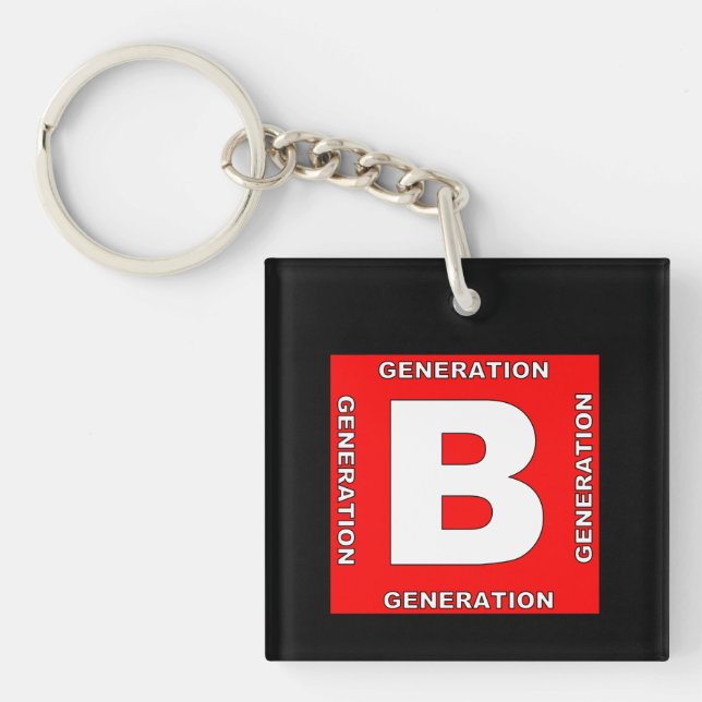 Baby Boomer Nyckelring (Framsidan)