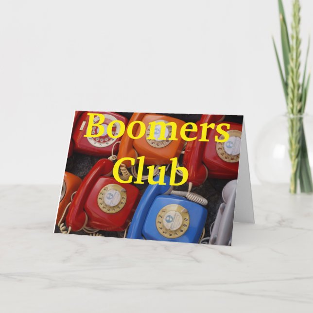 Baby Boomers Kort (Framsida)