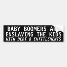BABY BOOMERS TILLHÖR KIDAREN BILDEKAL