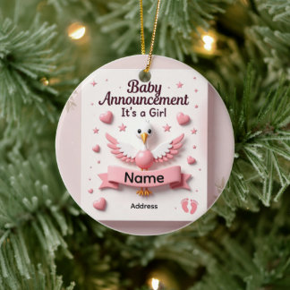 baby born julgransprydnad keramik