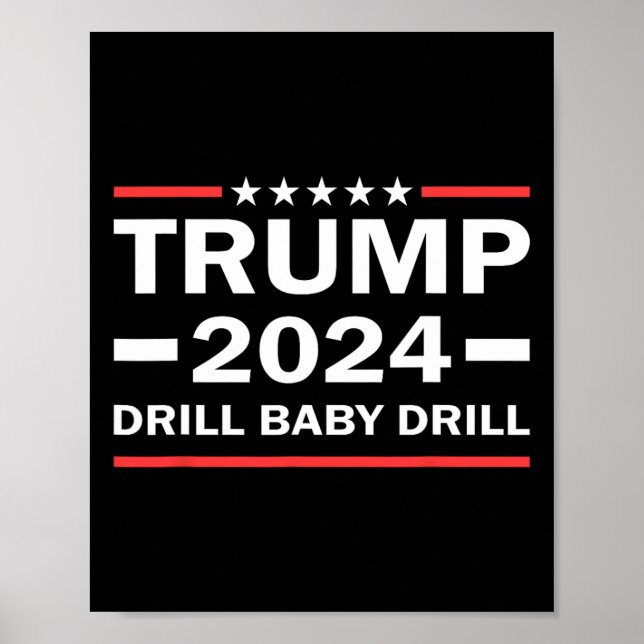 Baby-borren Donald Trump 2024 Ta Amerika tillbaka Poster (Framsidan)