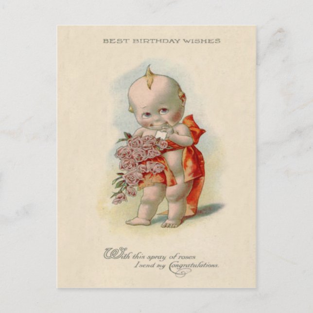 Baby Bouquet av Ro Vykort (Framsida)