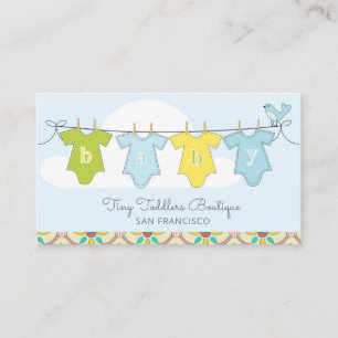Baby Boutique Online Shop Visitkort
