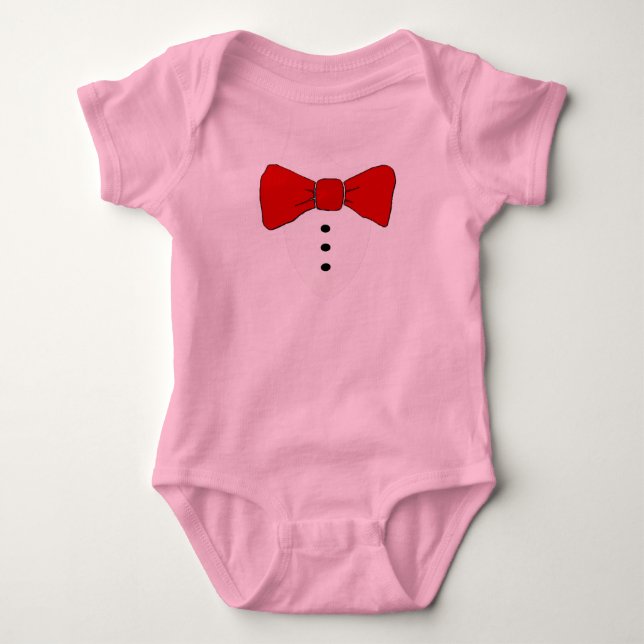Baby Bow Tie Shirt Tee (Framsida)